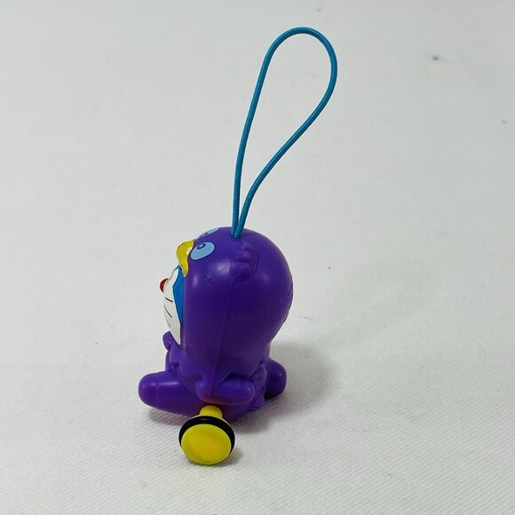 Fujiko Doraemon Mini Figure Strap Bird Costume Wheel Charm Keyring Anime Cartoon - Picture 4 of 10